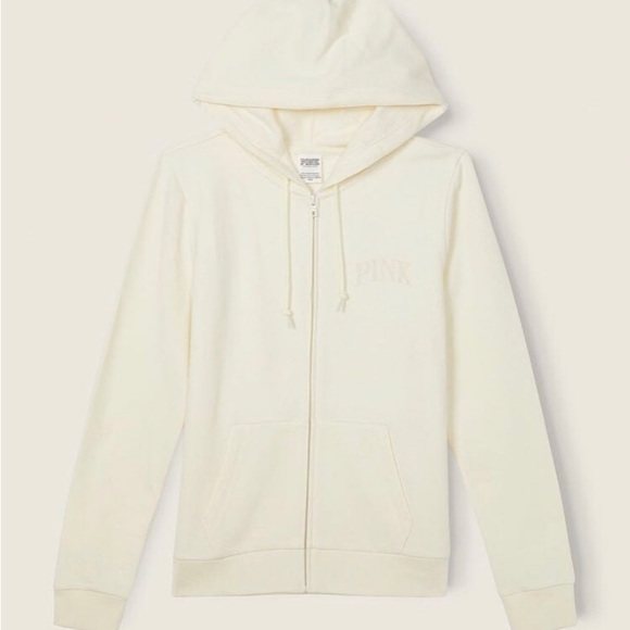 NEW VSPINK SWEATSUIT SET OF EVERYDAY FULL ZIP HOODIE&CLASSIC SWEATPANTS LARGE❣️ - Picture 5 of 8